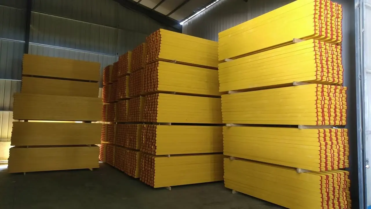 H20 beams stored in the warehouse